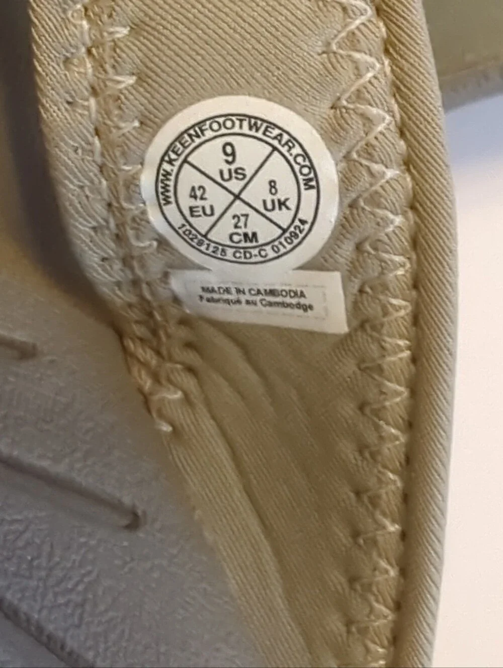 NWT Keen Waimea Leather Bump Toe Water Resistant Sandals Size 9 Brindle Birch